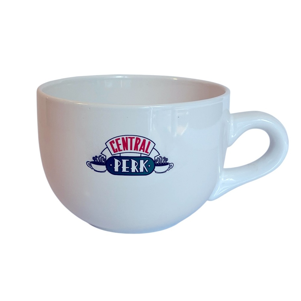 M Ware Classic White Ceramic Mug from Central Perk as on the “FRIENDS” TV sitcom